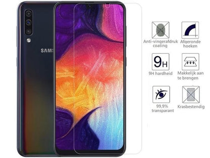 Samsung A20 Screenprotector Gehard Glas - Full Screen