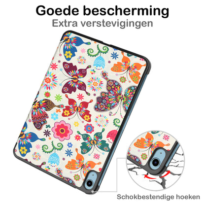 iPad 2022 Hoesje Book Case - Vlinders