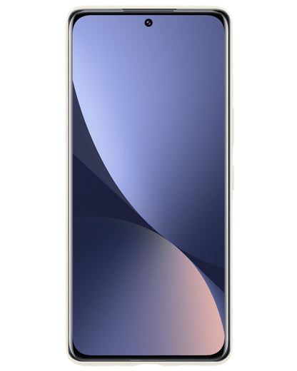 Xiaomi 12 Hoesje Siliconen Backcover Lichtgewicht - Wit