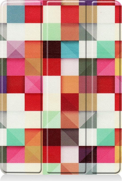 iPad 10.2 2019 Trifold Bookcase Hoes - Blokken