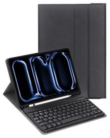 iPad Pro 2024 (11 inch) Toetsenbord Hoes met Uitneembaar toetsenbord - Zwart