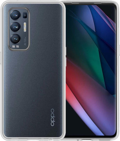 OPPO Find X3 Neo Hoesje Siliconen - Transparant