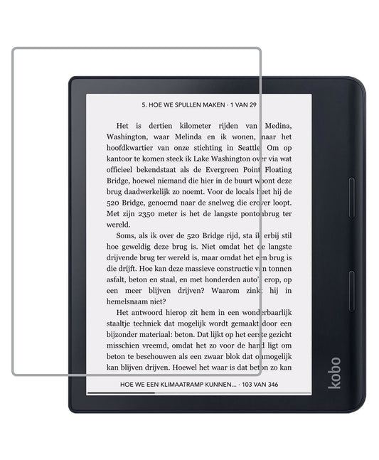 Kobo Sage Screenprotector Folie