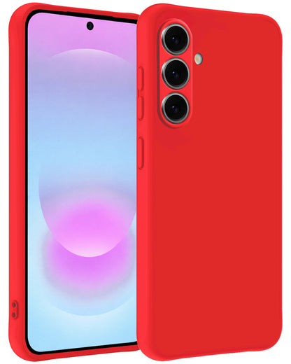 Samsung A37 Hoesje Siliconen Backcover Lichtgewicht - Rood