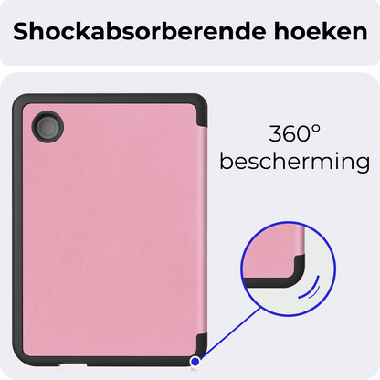 Kobo Clara Colour Bookcase Hoes Shockabsorberend - Roze