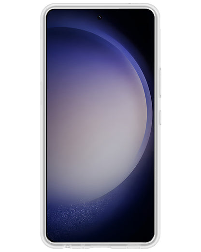 Samsung S23 Hoesje Siliconen Backcover Lichtgewicht - Transparant