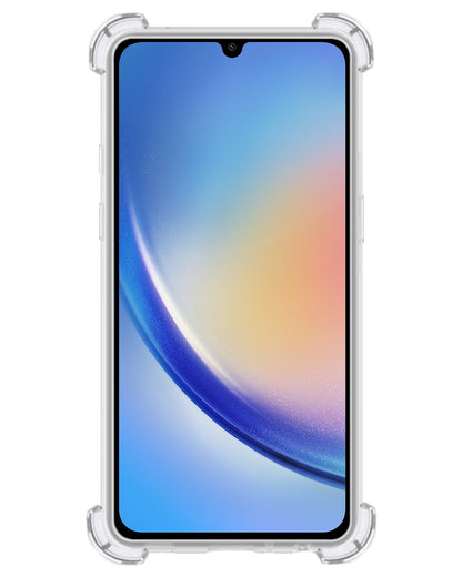 Samsung A34 Hoesje Shockproof Backcover Siliconen - Transparant
