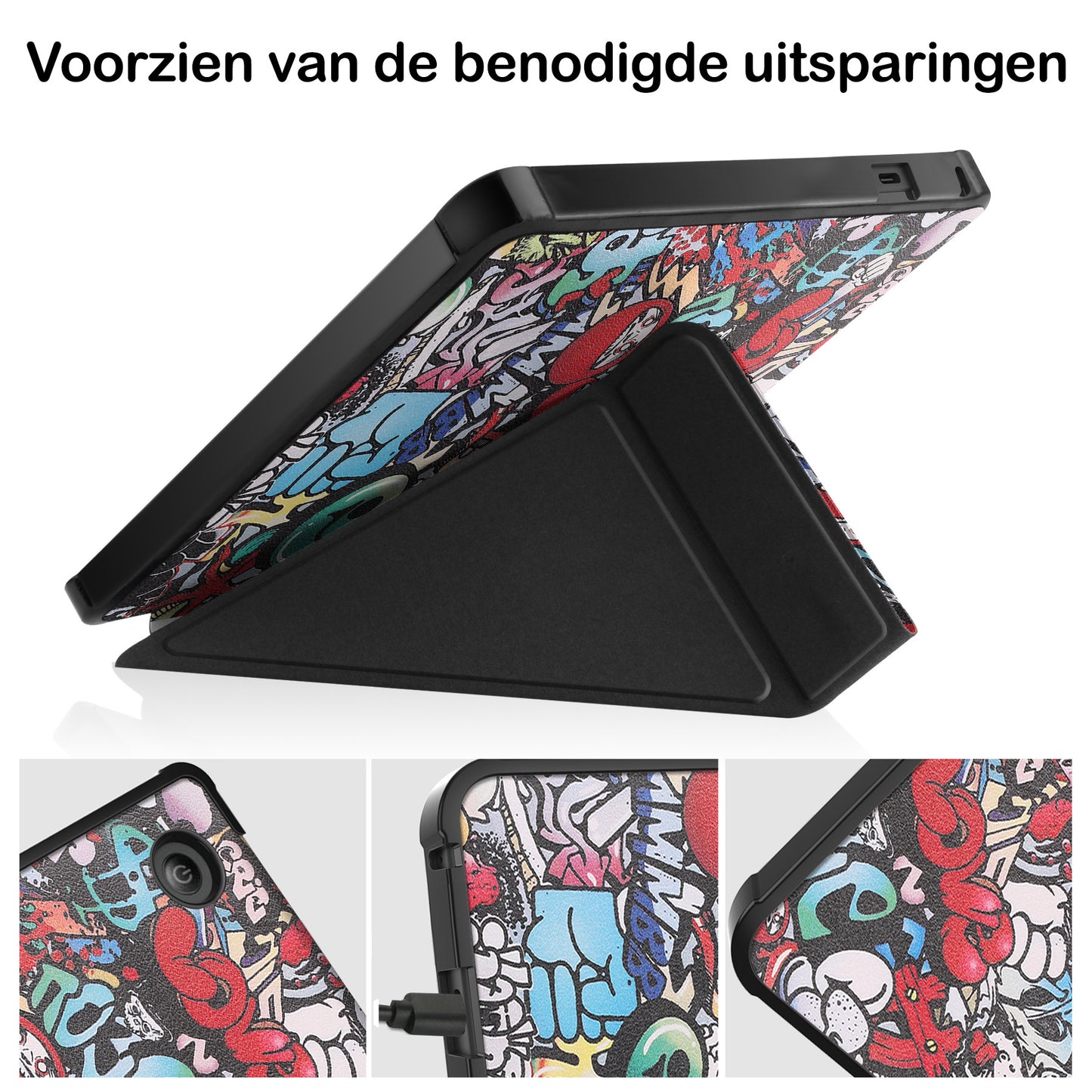 Kobo Libra 2 Trifold Hoesje - Graffity