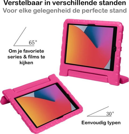 iPad 10.2 2020 Kinderhoes Shockabsorberend Foam - Roze