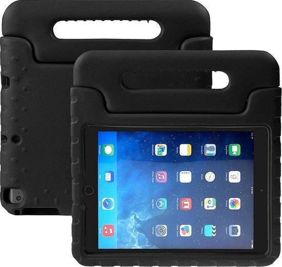 iPad Air 2 Hoesje Kids Cover Bumper Met Screenprotector - Zwart