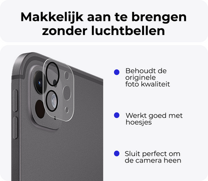 iPad Pro 2024 (11 inch) Camera Screenprotector Gehard Glas