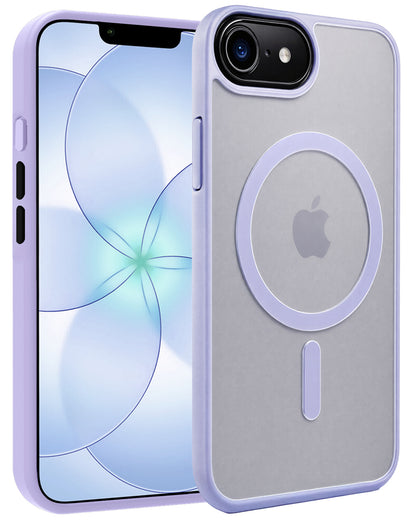 iPhone 17e Hoesje Geschikt voor Magsafe Backcover Shockproof - Lila