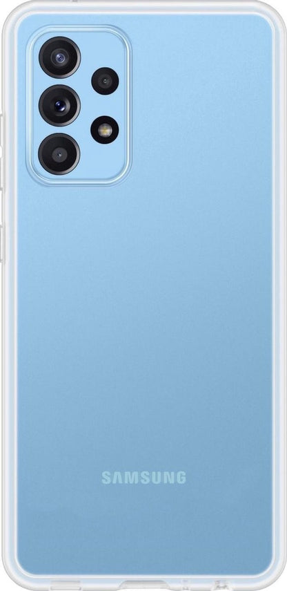 Samsung A52 Hoesje Siliconen Backcover Lichtgewicht - Transparant