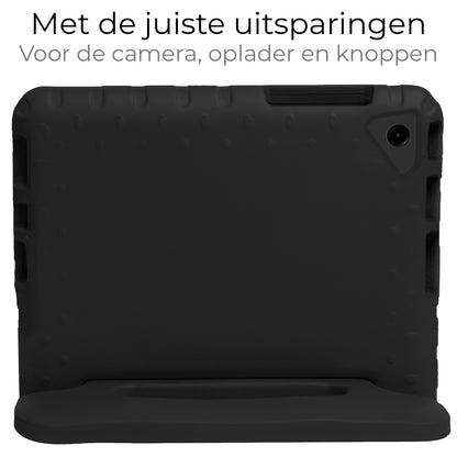 Samsung Galaxy Tab A9 Plus Kinderhoes Shockabsorberend Foam - Zwart