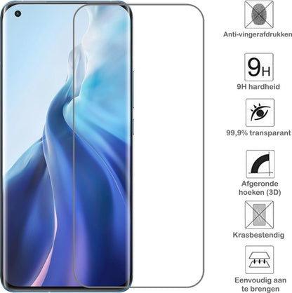 Xiaomi Mi 11 Screenprotector Gehard Glas - Anti-kras