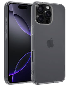 iPhone 16 Pro Hoesje Siliconen Backcover Lichtgewicht - Transparant