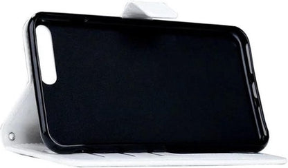 iPhone 7/8/SE 2020 Hoesje Bookcase Cover met Kaarthouder - Wit