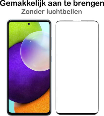 Samsung A52 Screenprotector Gehard Glas - Full Screen