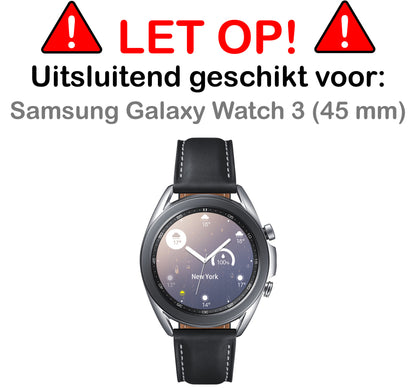Samsung Galaxy Watch 3 45 mm Screenprotector Gehard Glas - Anti-kras