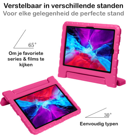 iPad Pro 2018 (11 inch) Kinderhoes Shockabsorberend Foam - Roze