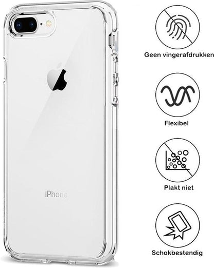 iPhone 7/8 Plus Hoesje Siliconen - Transparant