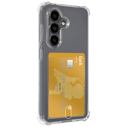 Samsung S26 FE Hoesje Kaarthouder Backcover Shockproof - Transparant
