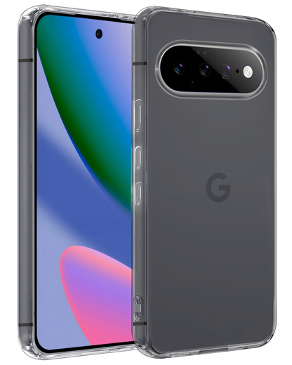Google Pixel 11 Pro Hoesje Siliconen Backcover Lichtgewicht - Transparant