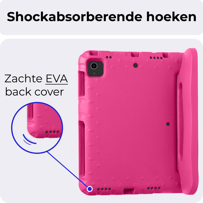 iPad Air 2024 / 2025 (11 inch) Kinderhoes Shockabsorberend Foam - Roze
