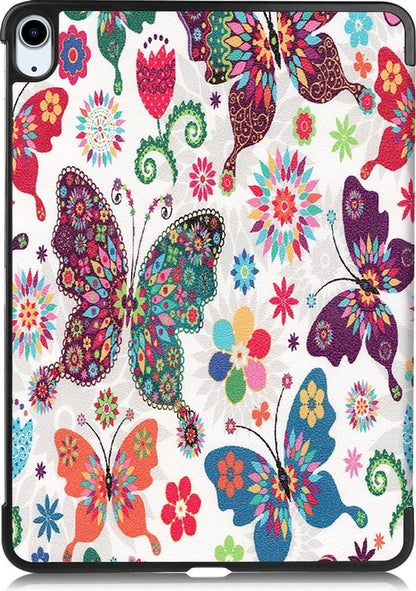 iPad Air 2020 Trifold Bookcase Hoes - Vlinders