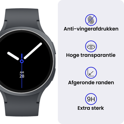 Samsung Watch 8 (44 mm) Screenprotector Gehard Glas - Anti-kras
