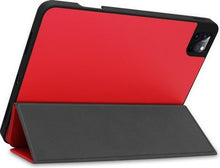 iPad Pro 2020 (11 inch) Trifold Bookcase Hoes met Penhouder voor Apple Pen - Rood