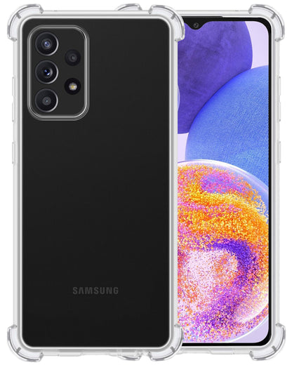 Samsung A23 Hoesje Shockproof Backcover Siliconen - Transparant