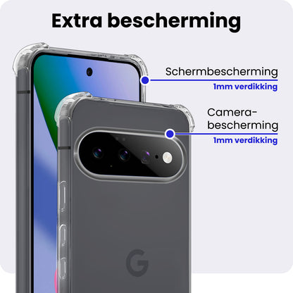 Google Pixel 11 Hoesje Shockproof Backcover Siliconen - Transparant