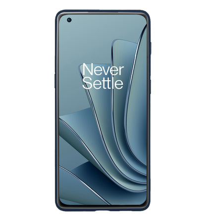 OnePlus 10 Pro Hoesje Siliconen Backcover Lichtgewicht - Donkerblauw