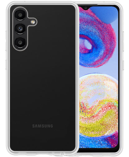 Samsung A04s Hoesje Siliconen Backcover Lichtgewicht - Transparant