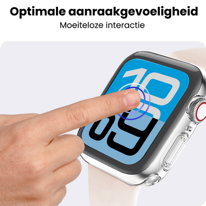 Apple Watch SE 3 44 mm Hoesje Siliconen Backcover Lichtgewicht - Transparant