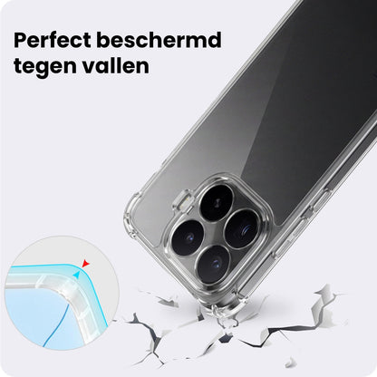 Xiaomi 17T Hoesje Shockproof Backcover Siliconen - Transparant
