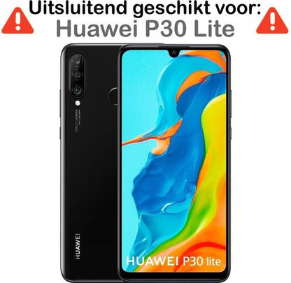 Huawei P30 Lite Screenprotector Gehard Glas - Full Screen