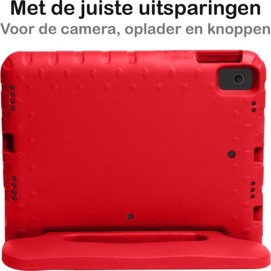 iPad 10.2 2019/2020 Hoesje Kids Cover Bumper - Rood