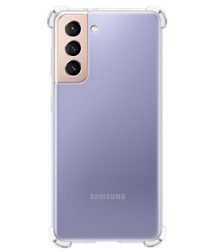 Samsung S21 FE Hoesje Shockproof Backcover Siliconen - Transparant