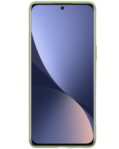 Xiaomi 12 Pro Hoesje Siliconen Backcover Lichtgewicht - Groen