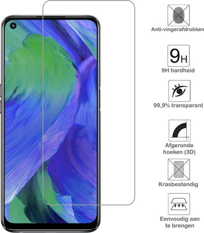 OPPO A54 5G Screenprotector Tempered Glass