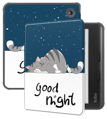 Kobo Libra Colour Bookcase Hoes Shockabsorberend - Kat