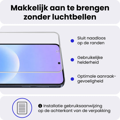 Samsung A57 Screenprotector Gehard Glas - Anti-kras