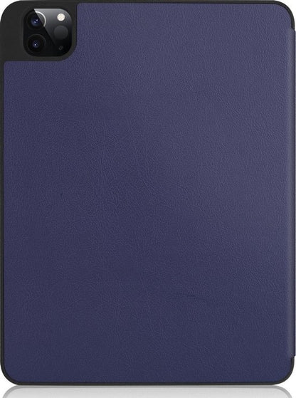 iPad Pro 2020 (11 inch) Trifold Bookcase Hoes met Penhouder voor Apple Pen - Donkerblauw