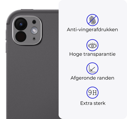 iPad Pro 2024 (11 inch) Camera Screenprotector Gehard Glas