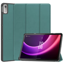 Lenovo Tab P11 (2e Gen) Trifold Bookcase Hoes - Donkergroen