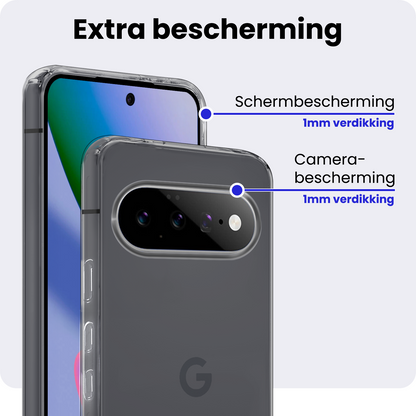Google Pixel 11 Hoesje Siliconen Backcover Lichtgewicht - Transparant
