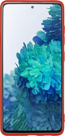 Samsung S20 FE Hoesje Siliconen Backcover Lichtgewicht - Rood