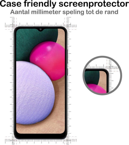 Samsung A02s Screenprotector Gehard Glas - Anti-kras